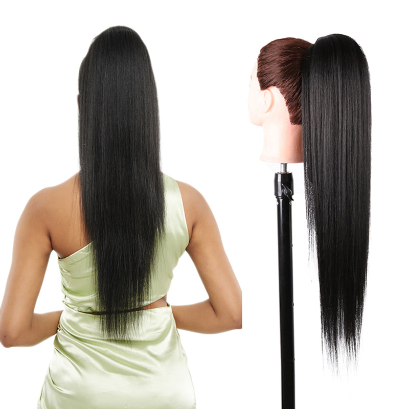 Lucy Straight Drawstring Ponytail