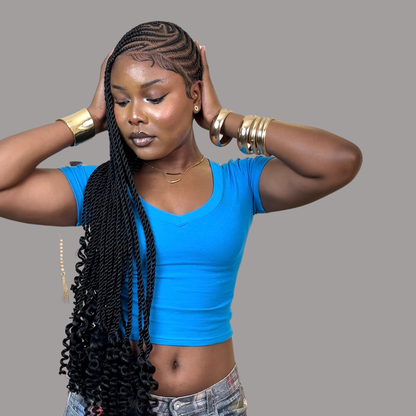 Lemonade Cornrow Braided Wig