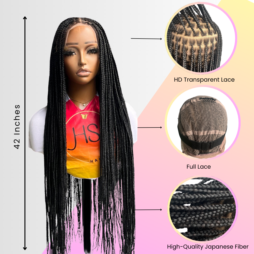 Braided wig goldie buy full lace