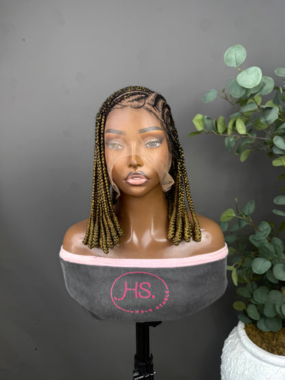 lemonade blonde barrel braids