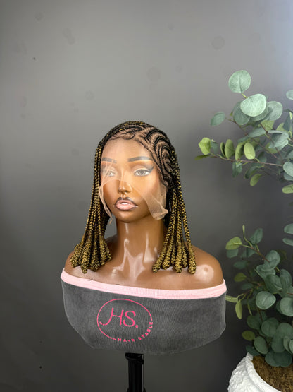 lemonade blonde barrel braids