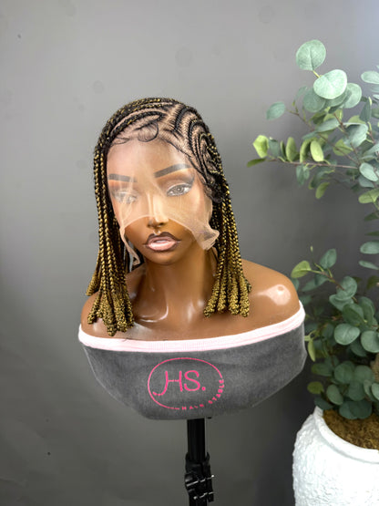 lemonade blonde barrel braids