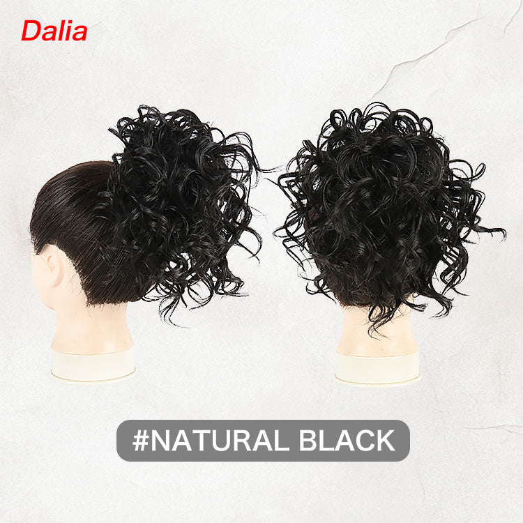 Dalia Wavy Bun Ponytail